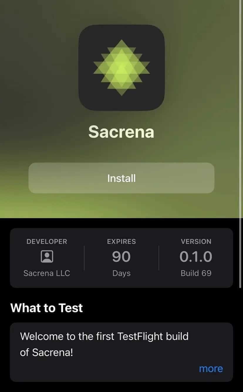 Install Sacrena